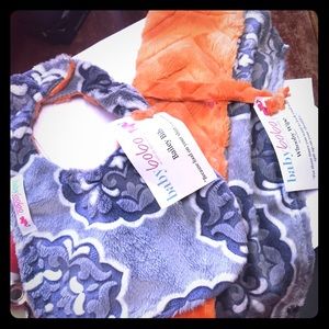 Baby Boo burp cloth and bib set